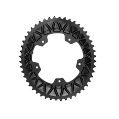 Premium Sub Compact Oval Chainring - 5-bolt 110 mm - Black