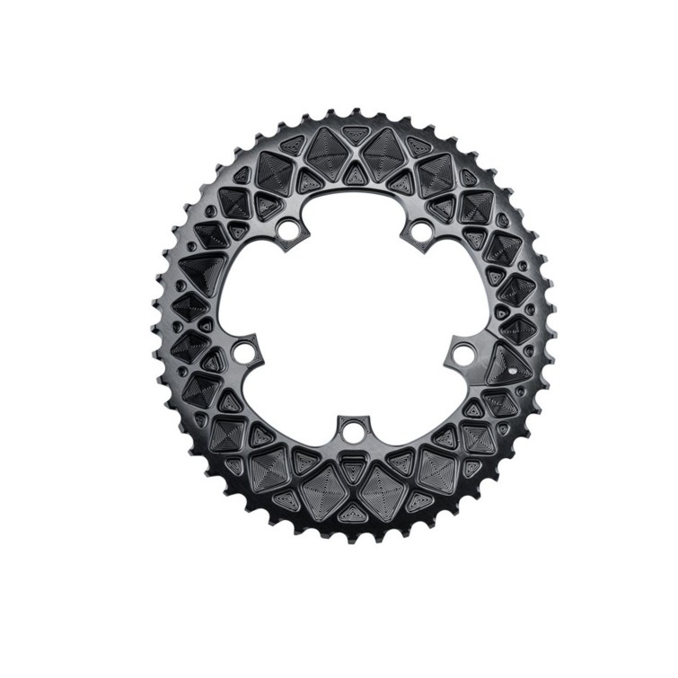 Premium Oval Chainring - 5-bolt 110 mm for Sram - Black