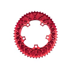 Premium Oval Chainring - 5-bolt 110 mm for Sram - Red