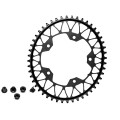 Plateau Gravel Oval Narrow Wide 110 mm 5 Trous Noir