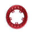 Premium Oval Chainring - 5-bolt 110 mm (non-Sram) - Red