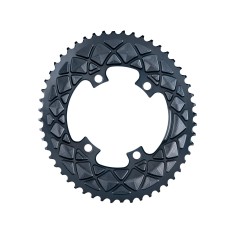 Premium Oval Chainring - 4-bolt 110 mm (asymmetric Shimano) - Gray