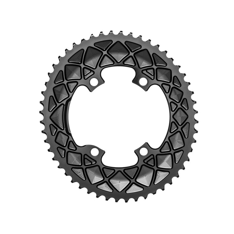 Plato ovalado Premium - 4 agujeros 110 mm M9100/8000 - Negro