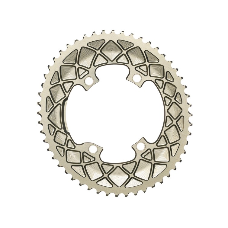 Plateau Ovale Premium - 4 trous 110 mm M9100/8000 - Champagne