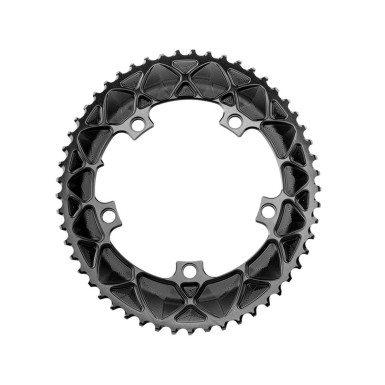 Plateau Ovale Premium - 5 trous 130 mm - Noir