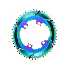 Plateau Ovale Premium - 4 trous 110 mm M9100/8000 - PVD Rainbow