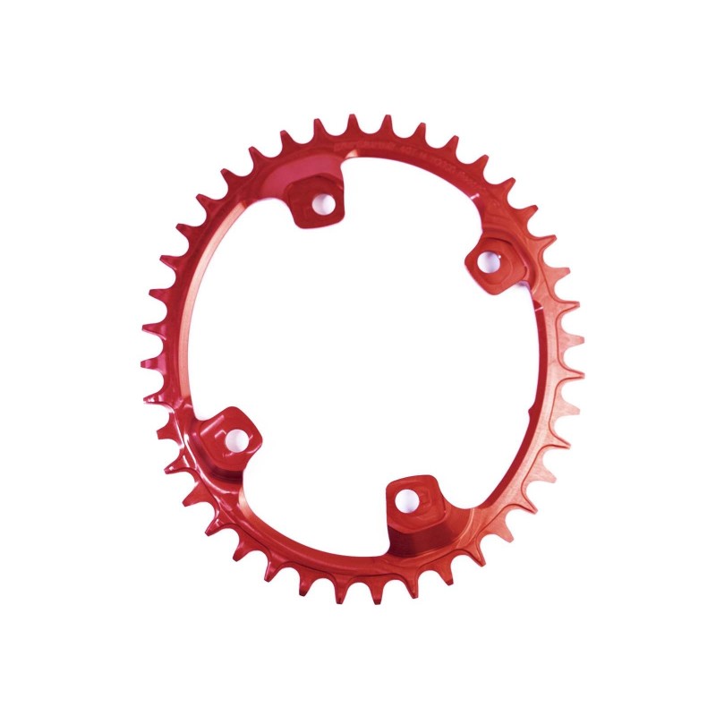 Oval Chainring for GRX600-1 and GRX810-1 - Red