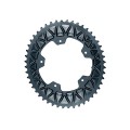 Plateau Ovale Sub Compact Premium - 5 trous 110 mm - Gris - 48 Dents