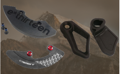 Recambios para guías de cadena y sistemas antisalida para MTB