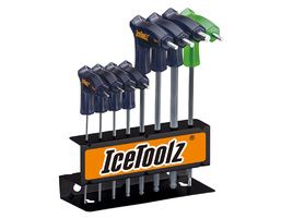 Icetoolz Set de 7 clé Allen en T (2 à 8 mm) et Torx T25. 7M85