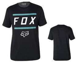 Fox Tee Shirt Listless Airline manches courtes – Noir et Bleu 2018