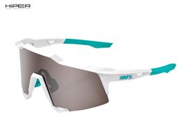 100% Lunettes Speedcraft Bora Hansgrohe Team White – Hiper Silver