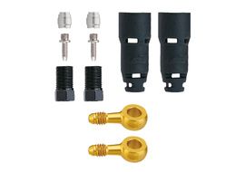 Jagwire Kit raccords durite Quick-Fit pour Avid Juicy 5, 7, Carbone / Sram Guide B1