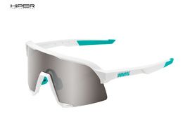 100% Lunettes S3 Bora Hans Grohe Team White - Hiper Silver Mirror