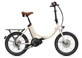 O2feel Vélo électrique IPeps Fold Up 5.1 Blanc Lin - Taille Unique (20") - iPowerFit 400 2023