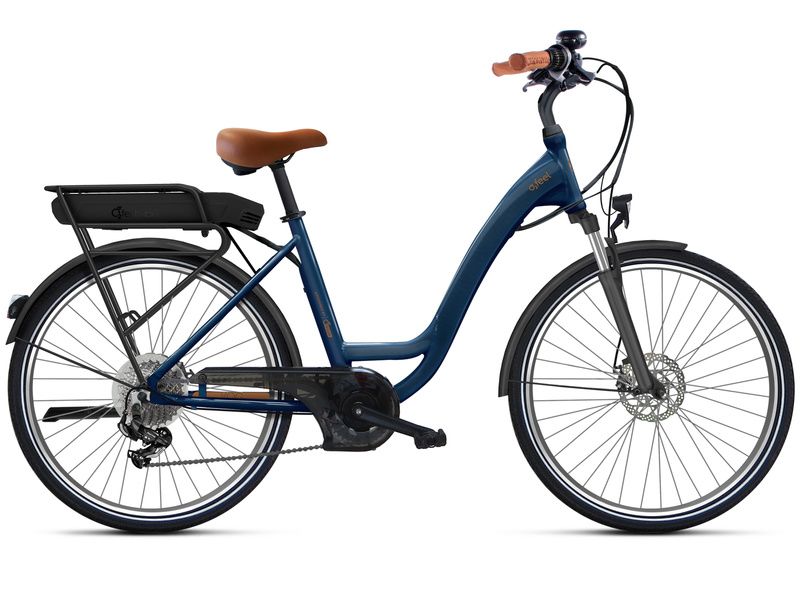 O2feel Vélo électrique Vog Origin 2.1 Bleu Boreal - Powerpack 400 2021