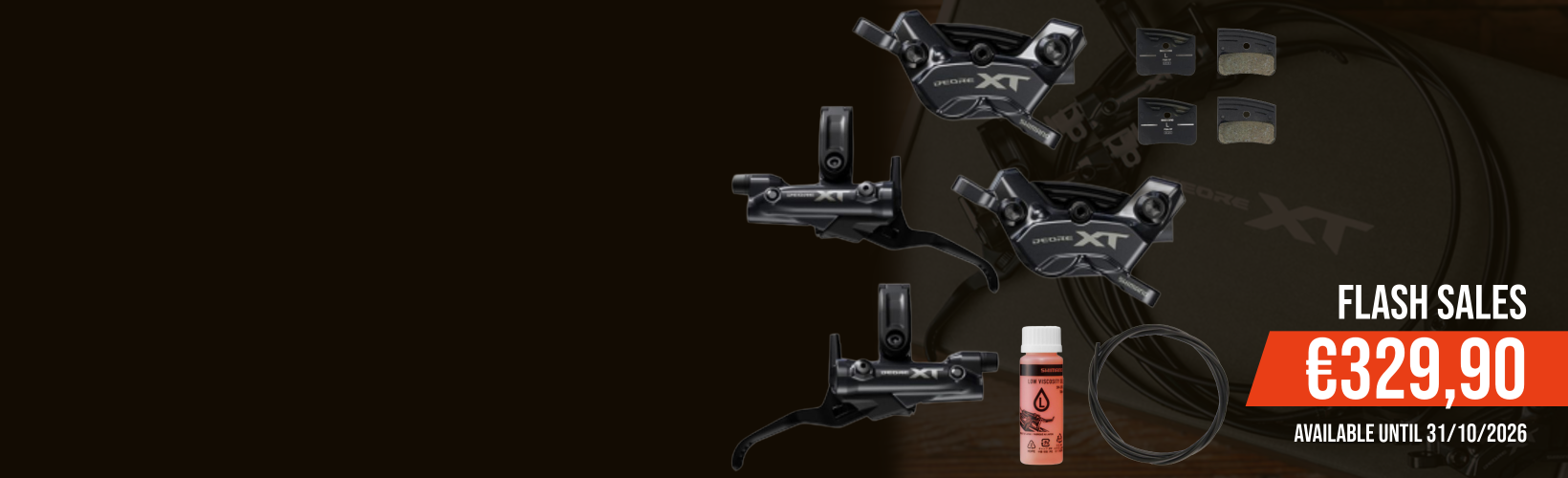 XT M8220 Disc Brake Pair Upgrade Kit
